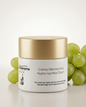 Crema para Pieles Maduras a base de extractos de uva y vino de bodega de Manuel Aragón (Chiclana)